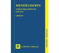 Partitions classique HENLE VERLAG MENDELSSOHN B F. - STRING QUARTETS OP. 44, 1-3 Ensemble à cordes G