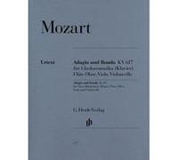 Partitions classique HENLE VERLAG MOZART W.A. - ADAGIO UND RONDO K. 617 FOR GLASS HARMONICA (PIANO), FLUTE, OBOE, VIOLA Piano G