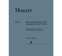 Partitions classique HENLE VERLAG MOZART W.A. - CLARINET QUINTET A MAJOR K. 581 AND FRAGMENT K. ANH. 91 (516C) Musique de chambre