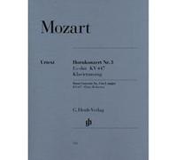 Partitions classique HENLE VERLAG MOZART W.A. - CONCERTO FOR HORN AND ORCHESTRA NO. 3 E FLAT MAJOR KV 447 (WITH PARTS IN E FLAT AND F) Cor G