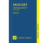 Partitions classique HENLE VERLAG MOZART W.A. - OBOE QUARTET F MAJOR K. 370 (368B) Musique de chambre