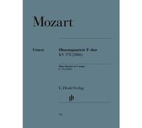Partitions classique HENLE VERLAG MOZART W.A. - OBOE QUARTET IN F MAJOR K. 370 (368B) Musique de chambre