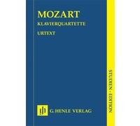 Partitions classique HENLE VERLAG MOZART W.A. - PIANO QUARTETS Piano