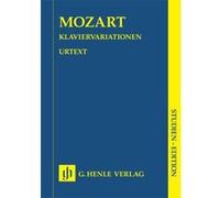 Partitions classique HENLE VERLAG MOZART W.A. - PIANO VARIATIONS Piano