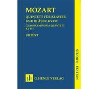Partitions classique HENLE VERLAG MOZART W.A. - QUINTET K. 452 FOR PIANO AND WIND INSTRUMENTS AND HARMONICA QUINTET K. 617 Musique de chambre