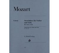 Partitions classique HENLE VERLAG MOZART W.A. - STRING DUOS Ensemble à cordes G