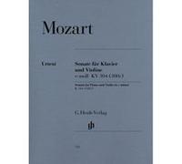 Partitions classique HENLE VERLAG MOZART W.A. - VIOLIN SONATA E MINOR K. 304 (300C) Violon G