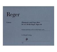 Partitions classique HENLE VERLAG REGER M. - FANTASIE AND FUGUE ON B-A-C-H - ORGUE Orgue