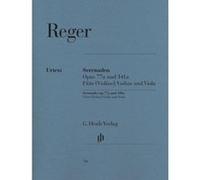 Partitions classique HENLE VERLAG REGER M. - SERENADES FOR FLUTE (VIOLIN), VIOLIN AND VIOLA OP. 77A AND OP. 141A Musique de chambre