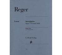 Partitions classique HENLE VERLAG REGER M. - STRING TRIOS A MINOR OP. 77B AND D MINOR OP. 141B Ensemble à cordes G