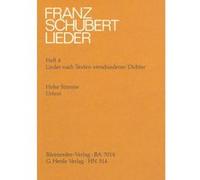 Partitions classique HENLE VERLAG SCHUBERT F. - SONGS WITH LYRICS BY VARIOUS POETS Voix solo, piano