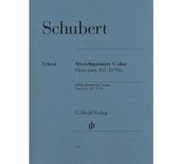 Partitions classique HENLE VERLAG SCHUBERT F. - STRING QUINTET C MAJOR OP. POST. 163 D 956 Ensemble à cordes G