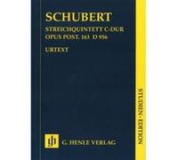 Partitions classique HENLE VERLAG SCHUBERT F. - STRING QUINTET C MAJOR OP. POST. 163 D 956 Piano