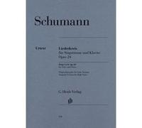Partitions classique HENLE VERLAG SCHUMANN R. - SONG CYCLE (LIEDERKREIS) OP. 24 - CHANT, PIANO Voix solo, piano
