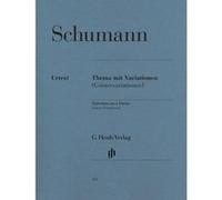 Partitions classique HENLE VERLAG SCHUMANN R. - VARIATIONS ON A THEME IN E FLAT MAJOR (GHOST VARIATIONS) WOO 24 Piano