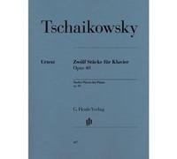 Partitions classique HENLE VERLAG TSCHAIKOWSKY P.I. - 12 PIANO PIECES OP. 40 Piano