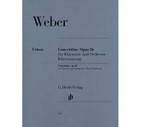 Partitions classique HENLE VERLAG WEBER C.M.V. - CONCERTINO OP. 26 FOR CLARINET AND ORCHESTRA Clarinette