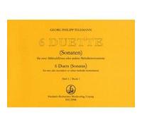 Partitions classique HOFMEISTER TELEMANN G. PH. - 6 DUETTE (SONATEN 1-3) - FLUTES A BEC Flûte à bec G