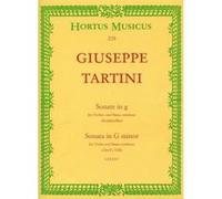 Partitions classique Hortus Musicus TARTINI GIUSEPPE - SONATE EN SOL MINEUR TEUFELSTRILLER - VIOLON, BASSE CONTINUE Violon