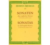 Partitions classique Hortus Musicus WILLIAMS / PARCHAM / TOPHAM - SONATEN ALTER ENGLISCHER MEISTER VOL. 1 - FLUTE A BEC, BASSE CONTINUE Flûte à bec