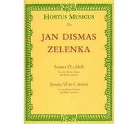 Partitions classique Hortus Musicus ZELENKA JAN DISMAS - SONATA VI EN DO MINEUR ZWV 181,6 - 2 HAUTBOIS, BASSON, BASSE CONTINUE Musique de chambre