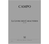 Partitions Classique Jobert Campo Regis - Le Livre Des Caracteres - Orgue Orgue G