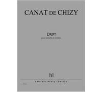 Partitions Classique Jobert Canat De Chizy Edith - Drift - Clarinette Et Orchestre Clarinette