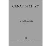 Partitions Classique Jobert Canat De Chizy Edith - En Mille Eclats - Violon Violon