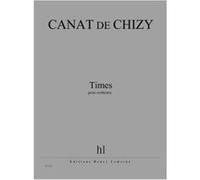 Partitions Classique Jobert Canat De Chizy Edith - Times - Orchestre Orchestre