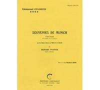 Partitions classique JOBERT CHABRIER EMMANUEL - SOUVENIRS DE MUNICH - PIANO Piano G