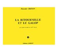Partitions classique JOBERT CRITON PASCALE - LA RITOURNELLE ET LE GALOP - GUITARE (1/16° DE TON) Guitare