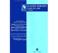 Partitions classique JOBERT DEBUSSY C. - CLAIR DE LUNE - 2 PIANOS Piano G
