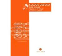 Partitions classique JOBERT DEBUSSY C. - CLAIR DE LUNE - ALTO, PIANO Alto
