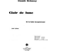 Partitions classique JOBERT DEBUSSY C. - CLAIR DE LUNE - PIANO 4 MAINS Piano