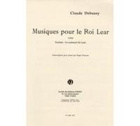 Partitions classique JOBERT DEBUSSY C. - MUSIQUES POUR LE ROI LEAR - PIANO Piano