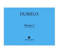 Partitions Classique Jobert Durieux Frederic - Marges I - Clavecin Et Percussions Clavecin G