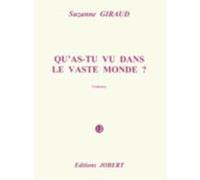 Partitions classique JOBERT GIRAUD SUZANNE - QU'AS-TU VU DANS LE VASTE MONDE ? - BARYTON, ENSEMBLE Baryton, instruments G
