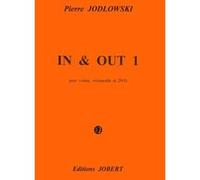 Partitions classique JOBERT JODLOWSKI PIERRE - IN AND OUT + CD - VIOLON, VIOLONCELLE, DVD Musique de chambre G