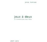 Partitions classique JOBERT KOMIVES JANOS - JEUX A DEUX - 21 INVENTIONS - 2 FLUTES Flûte traversière G