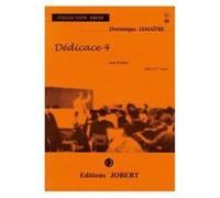 Partitions classique JOBERT LEMAITRE DOMINIQUE - DEDICACE 4 - 6 FLUTES Flûte traversière G