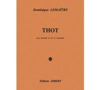 Partitions classique JOBERT LEMAITRE DOMINIQUE - THOT - CLARINETTE, VIOLONCELLE Clarinette