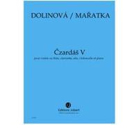 Partitions classique JOBERT MARATKA K. / DOLINOVA M. - CZARDAS V - VIOLON OU FLUTE, CLARINETTE, ALTO, VIOLONCELLE ET PIANO Violon G
