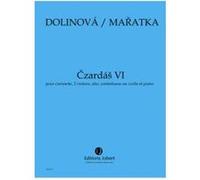 Partitions classique JOBERT MARATKA K. / DOLINOVA M. - CZARDAS VI - CLARINETTE, 2 VIOLONS, ALTO, CONTREBASS Ensemble mixte G