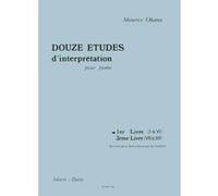 Partitions classique JOBERT OHANA MAURICE - ETUDES D'INTERPRETATION (12) VOL.1 - PIANO Piano G
