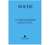 Partitions Classique Jobert Roche Colin - Le Volet En Jalousies (Propriete Du Soupir) - Accordeon Et 2 Percussions Piano