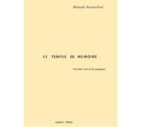 Partitions classique JOBERT ROSENTHAL MANUEL - LE TEMPLE DE MEMOIRE - SOLO DE CLARINETTE (1ER MOUVEMENT) Clarinette G