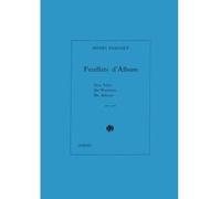 Partitions classique JOBERT SAUGUET HENRI - FEUILLETS D'ALBUM (3) - PIANO Piano