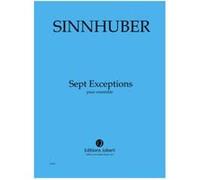 Partitions Classique Jobert Sinnhuber Claire-Melanie - Exceptions (7) - Ensemble Ensemble Mixte G