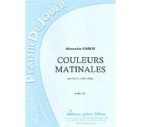 Partitions classique LAFITAN CARLIN ALEXANDRE - COULEURS MATINALES - COR D'HARMONIE ET PIANO Cor G