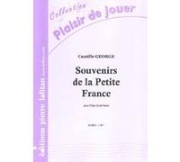 Partitions classique LAFITAN GEORGE CAMILLE - SOUVENIRS DE LA PETITE FRANCE - FLUTE ET PIANO Flûte traversière